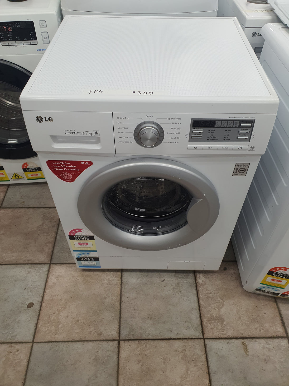 Lg 7 kg front loader washing machine Cheap World Online
