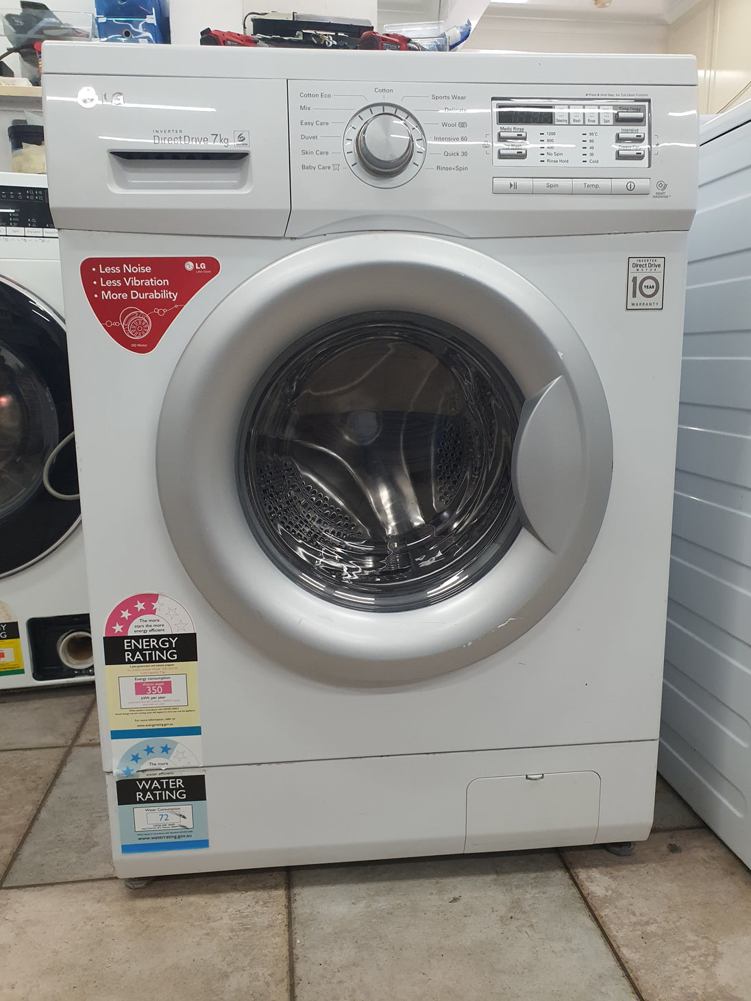 Lg 7 kg front loader washing machine Cheap World Online