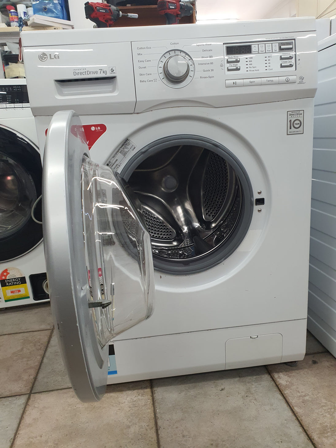 Lg 7 kg front loader washing machine Cheap World Online