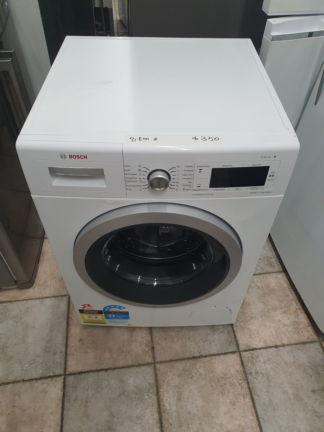 Bosch 8 kg front loader washing machine Cheap World Online
