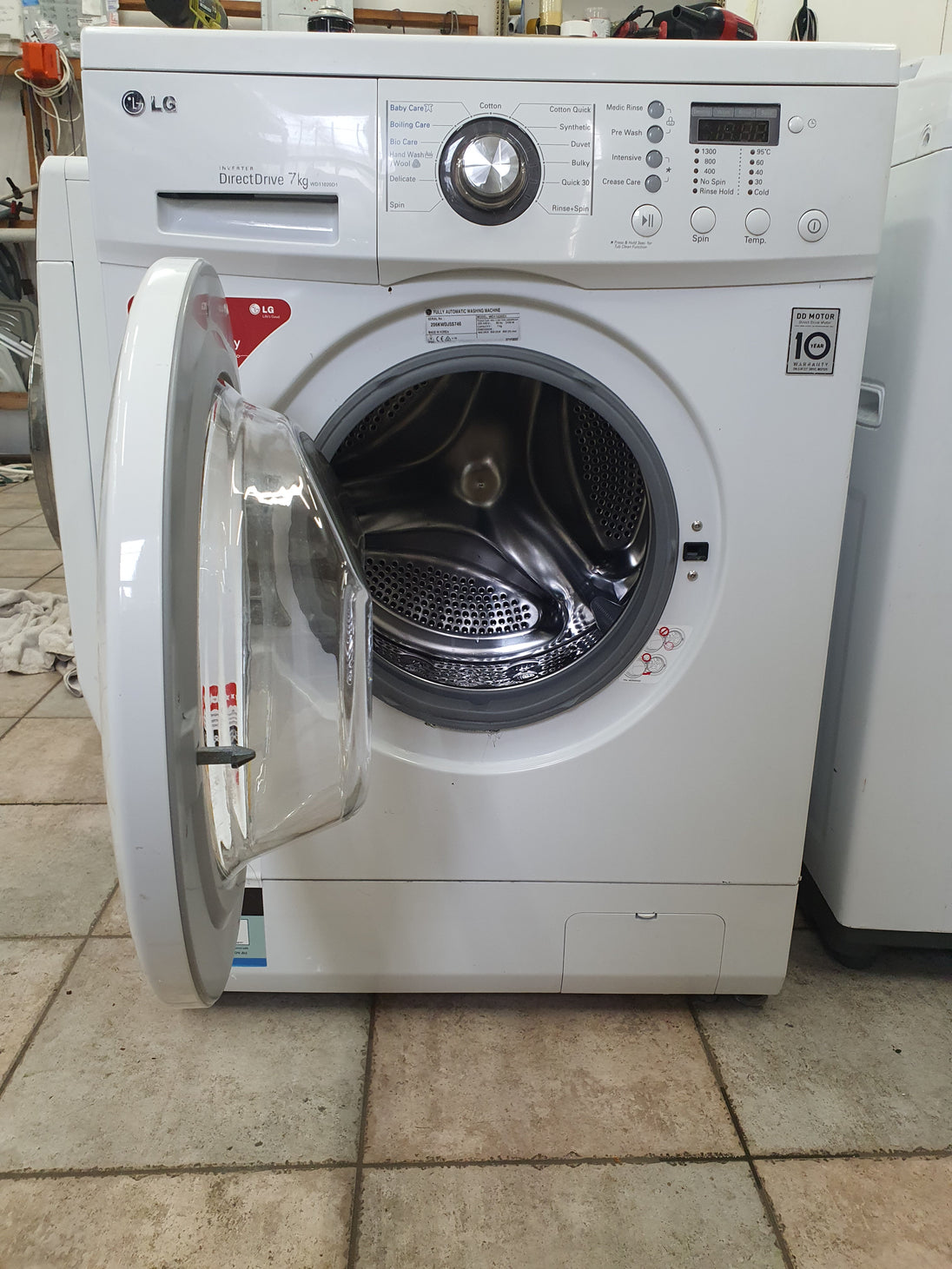 Lg 7 kg front loader washing machine Cheap World Online