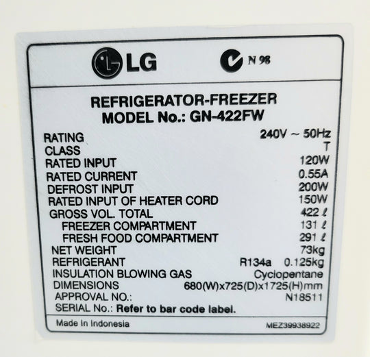 LG 422L Refrigerator Cheap World Online