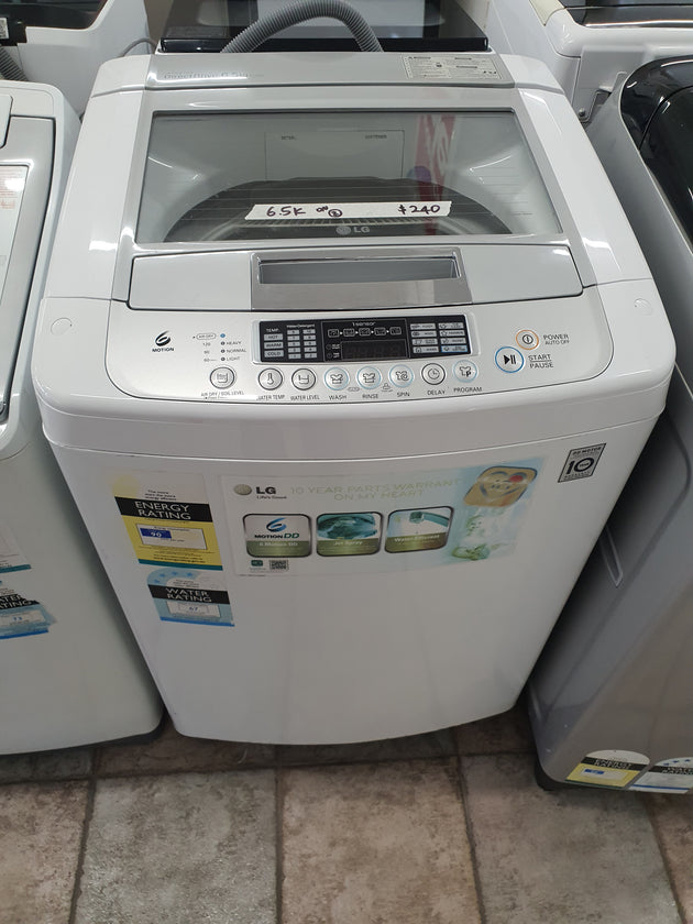 Lg 6.5 kg toploader washing machine Cheap World Online