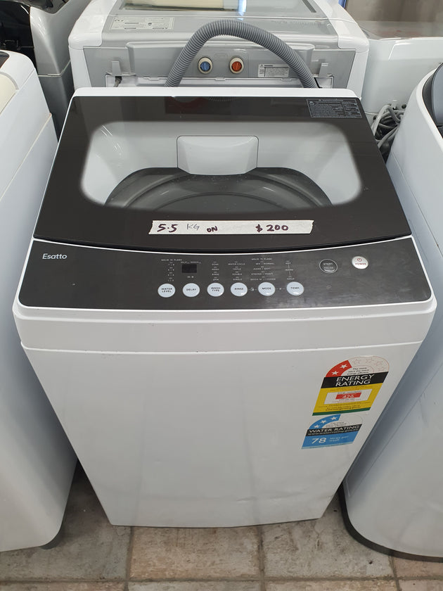 Esatto 5.5kg top loader washing machine Cheap World Online