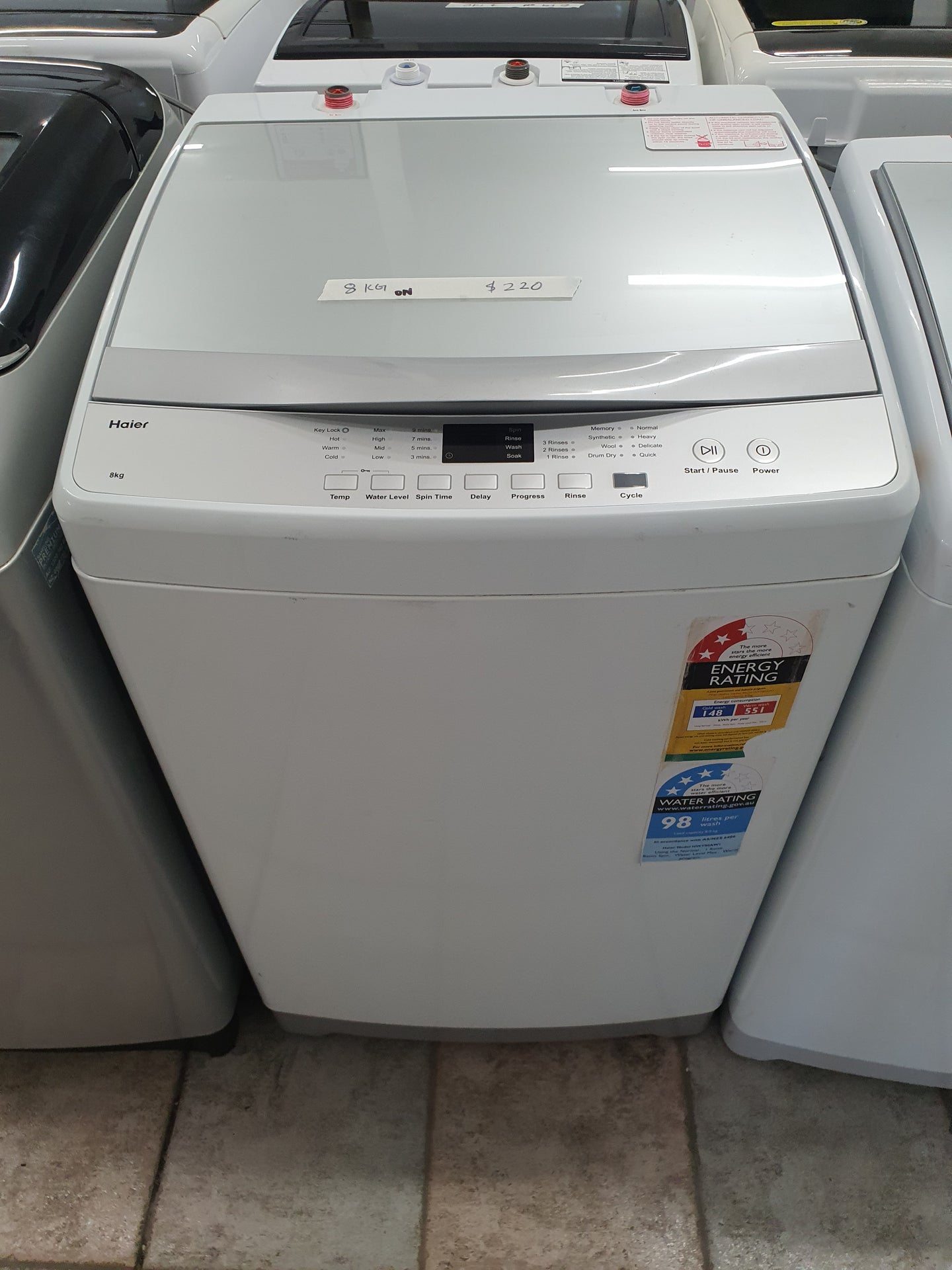 Haier 8kg toploader washing machine Cheap World Online