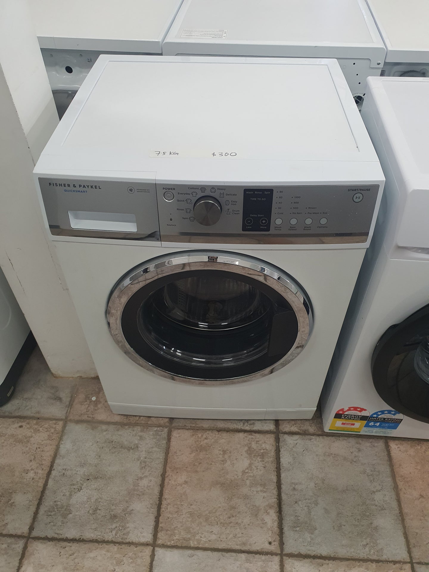 Fisher&Paykel 7.5kg front loader washing machine Cheap World Online