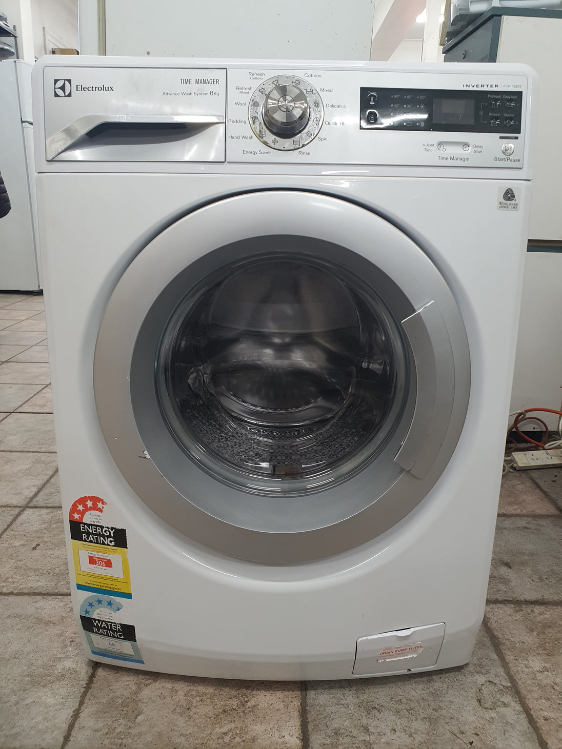 Electrolux 8.5 kg front loader washing machine Cheap World Online