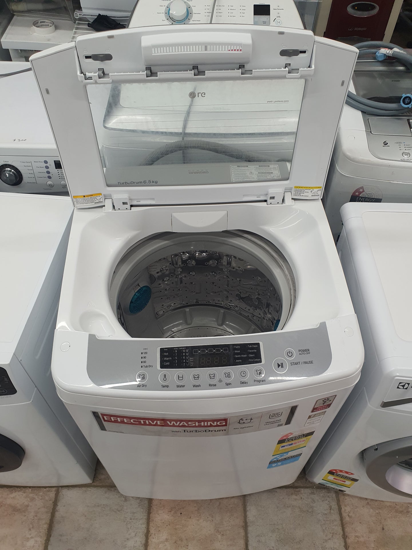 Lg 6.5 kg top loader washing machine Cheap World Online