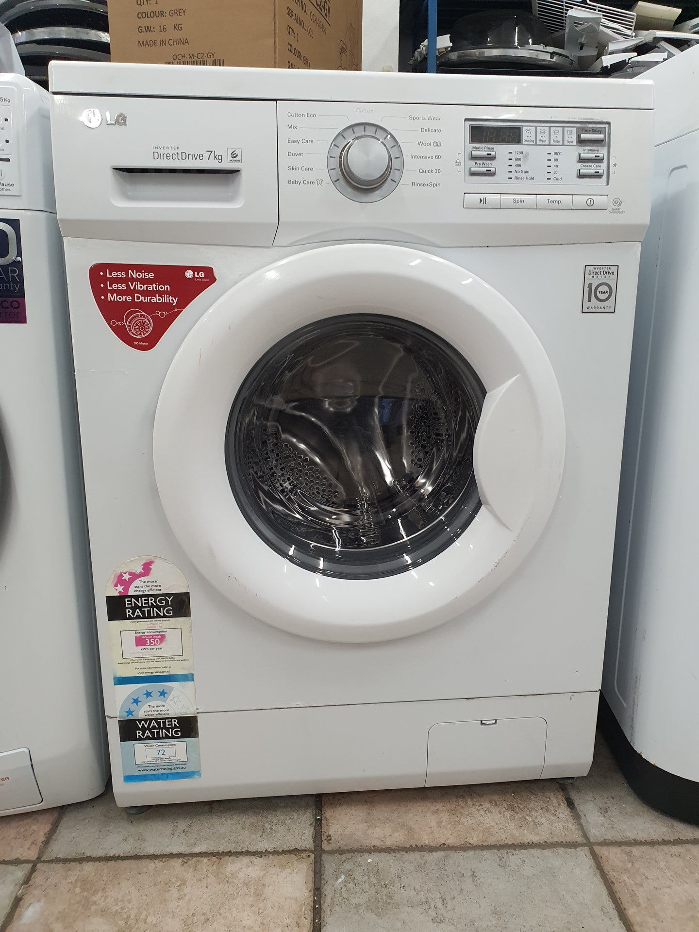 Lg 7 kg front loader washing machine Cheap World Online