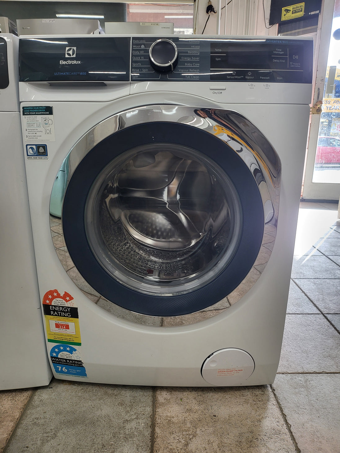Electrolux 9 kg front loader washing machine Cheap World Online