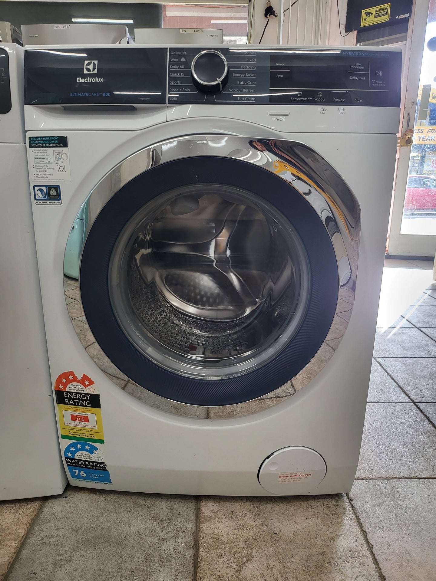 Electrolux 9 kg front loader washing machine Cheap World Online
