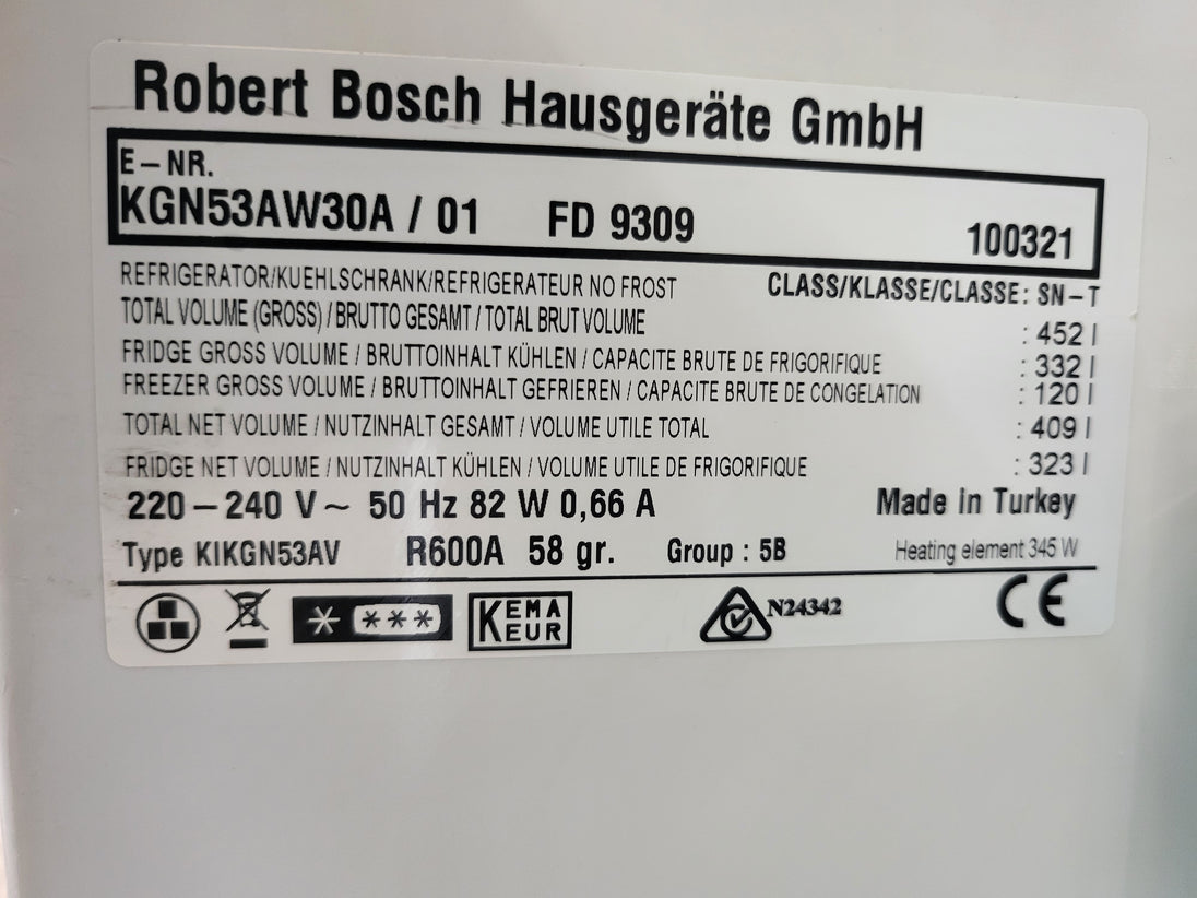 Bosch 452L Refrigerator Cheap World Online