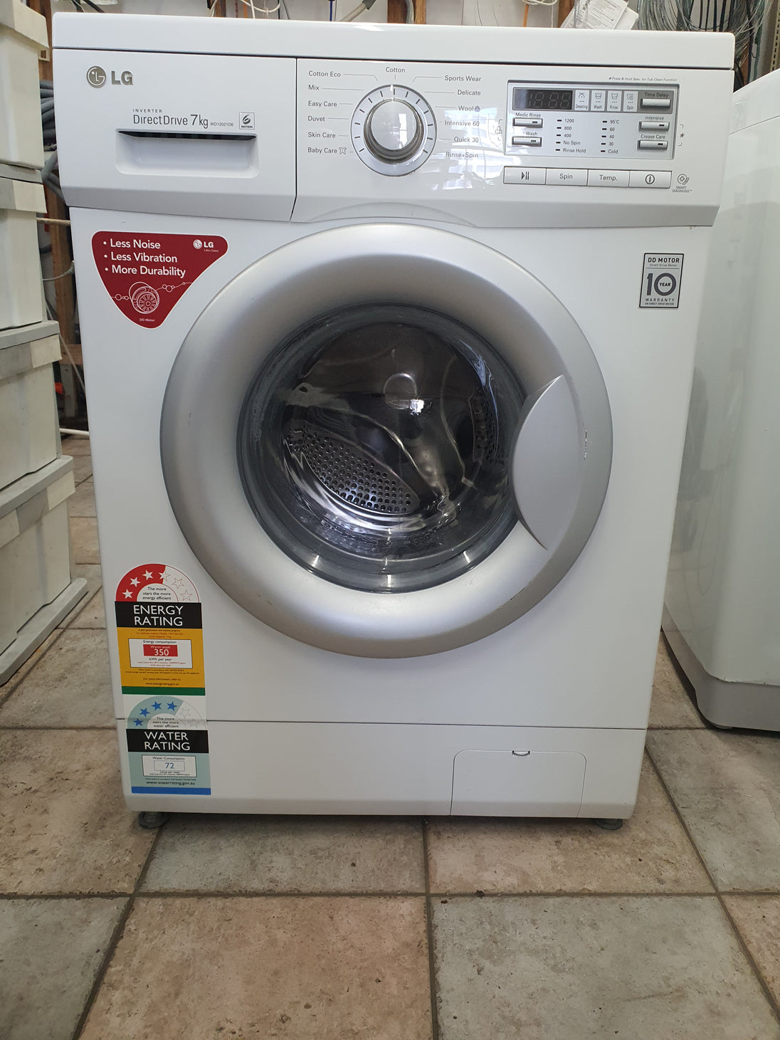 Lg 7 kg front loader washing machine Cheap World Online