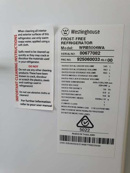 Westinghouse 510L fridge only Cheap World Online