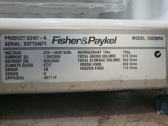 Fisher&Paykel 519L Refrigerator Cheap World Online