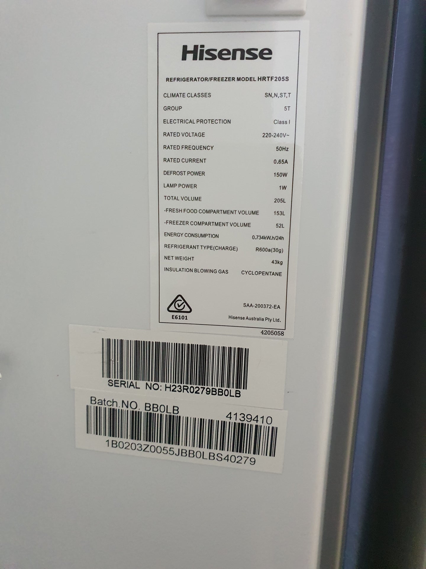 Hisense 205L Refrigerator Cheap World Online