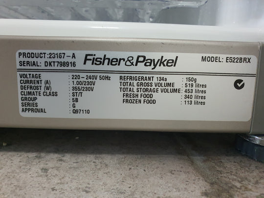 Fisher&Paykel 519L Refrigerator Cheap World Online