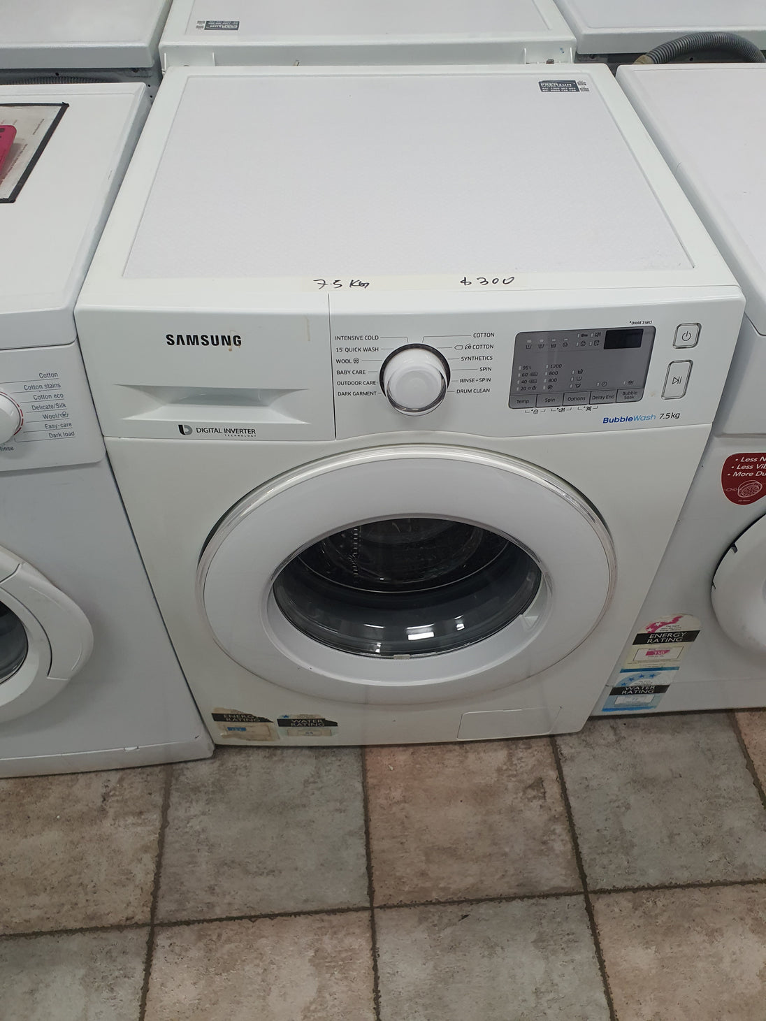 Samsung 7.5 kg front loader washing machine Cheap World Online