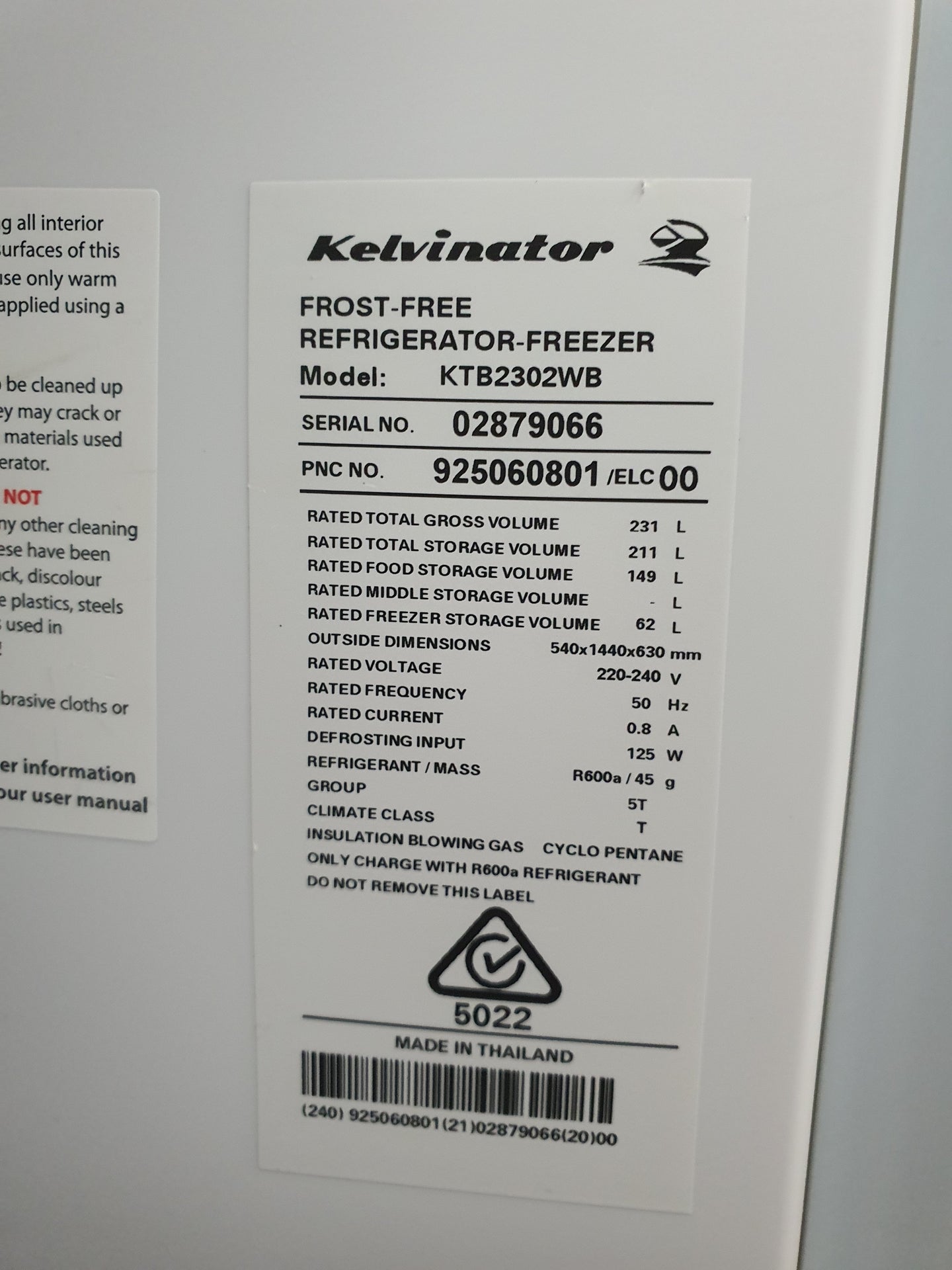 Kelvinator 231L Refrigerator Cheap World Online