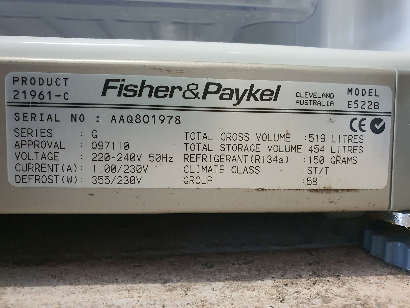 Fisher&Paykel 519L Refrigerator Cheap World Online