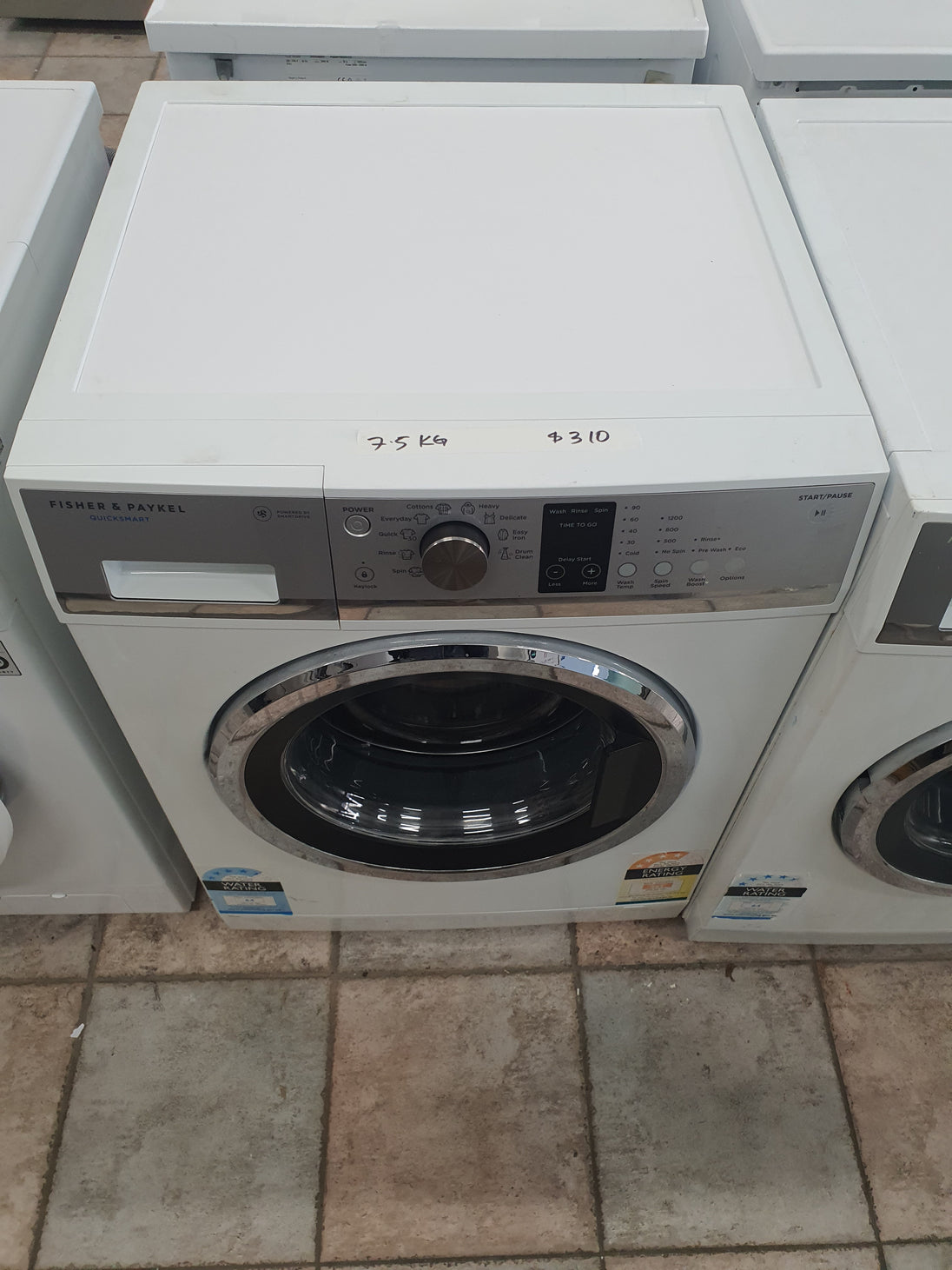 Fisher&Paykel 7.5 kg front loader washing machine Cheap World Online