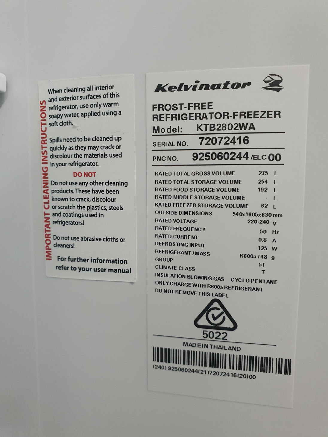 Kelvinator 275L Refrigerator Cheap World Online