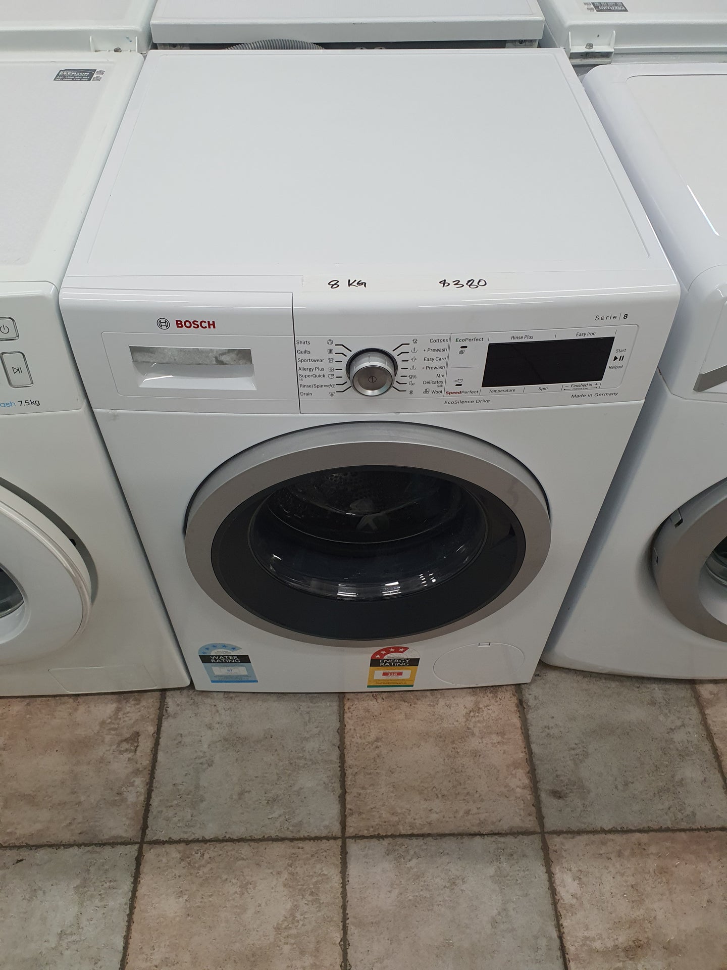 Bosch 8 kg front loader washing machine Cheap World Online