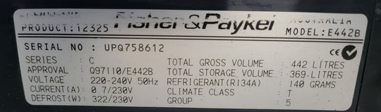 Fisher&Paykel 442L Refrigerator Cheap World Online