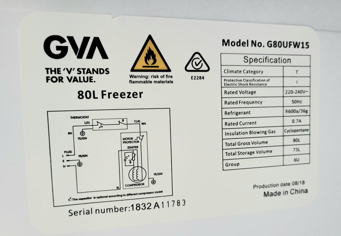 GVA 80L Freezer Cheap World Online
