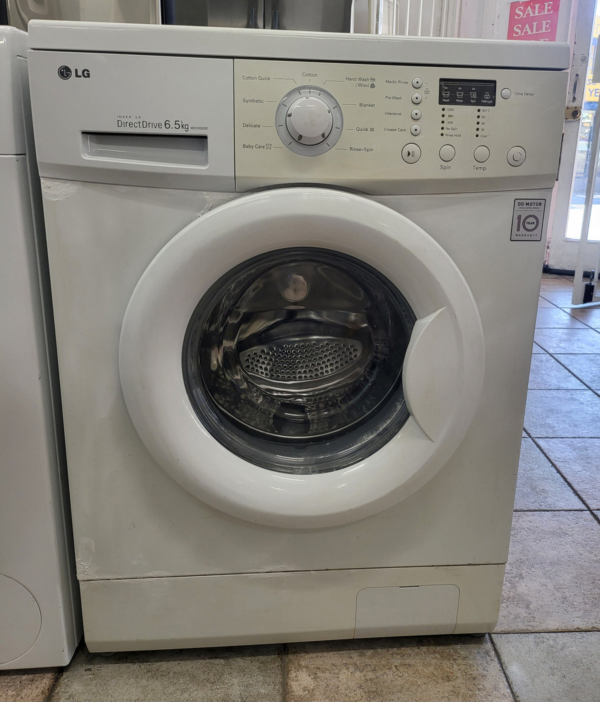 LG 6.5kg front loader washing machine_ Cheap World Online