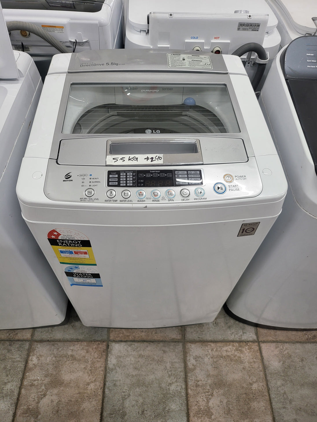Lg 5.5 kg top loader washing machine Cheap World Online