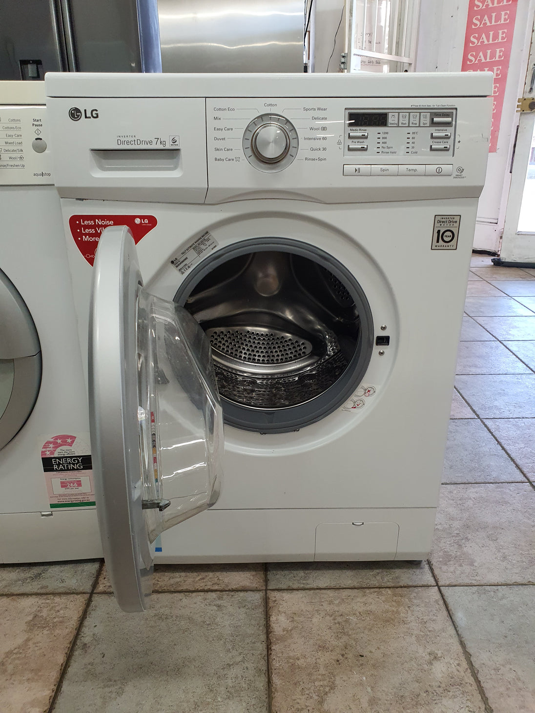 Lg 7 kg front loader washing machine Cheap World Online