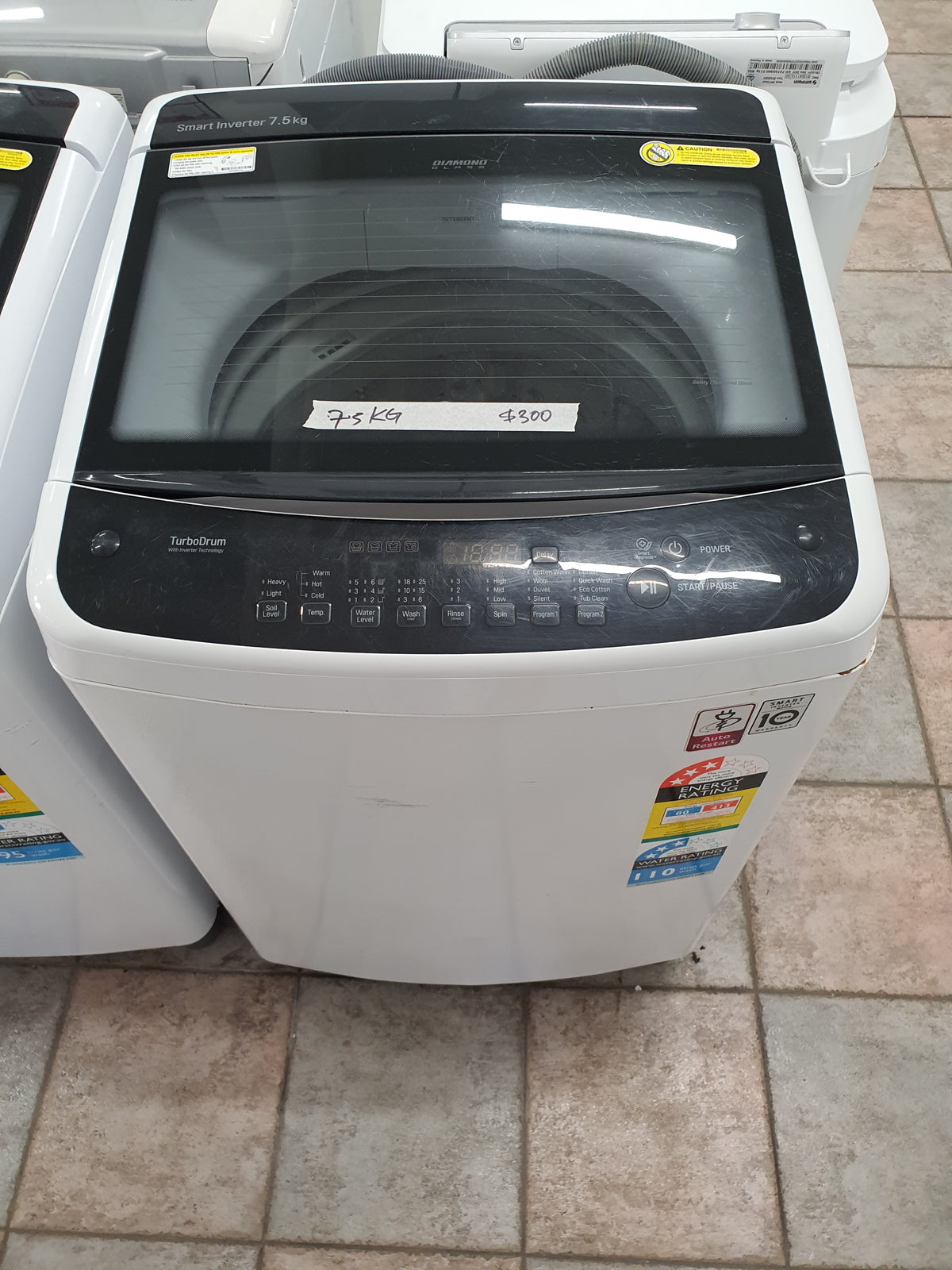 Lg 7.5 kg toploader washing machine Cheap World Online