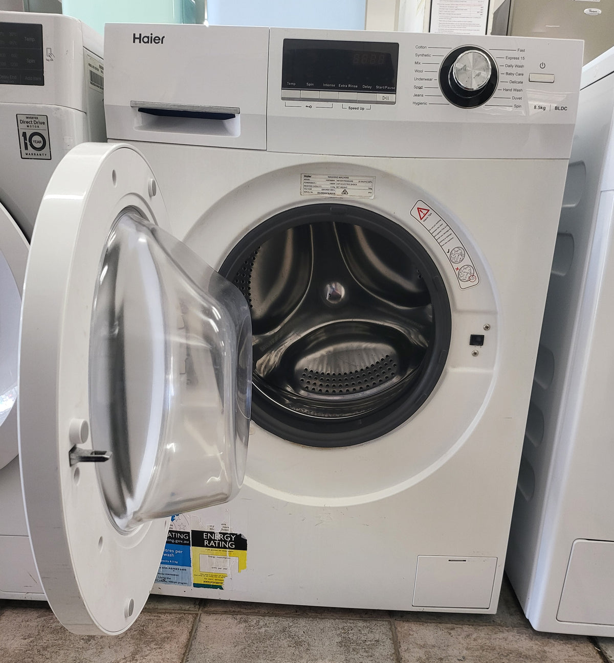 Haier 8.5 kg front loader washing machine Cheap World Online