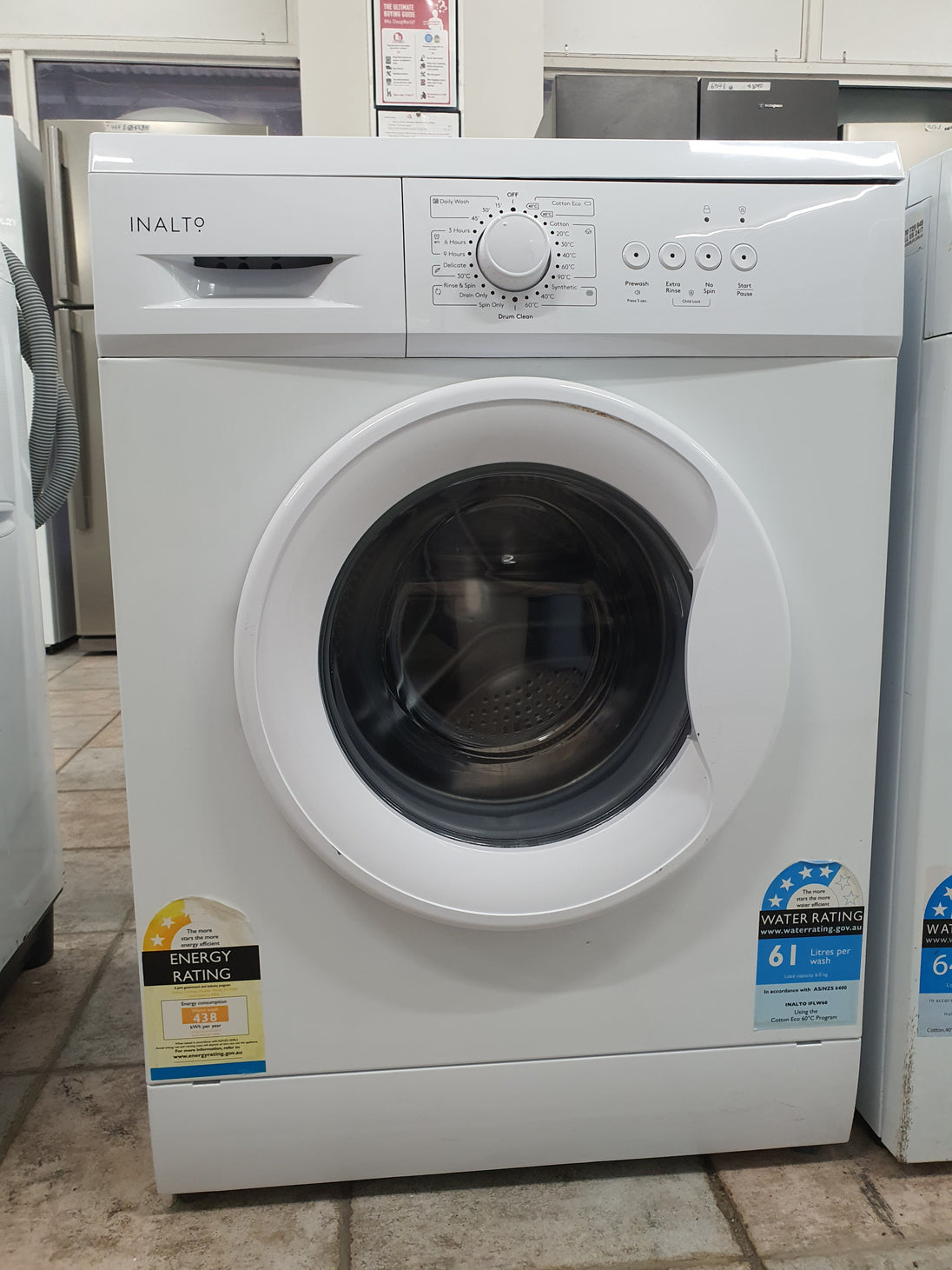 Inalto 6 kg front loader washing machine Cheap World Online
