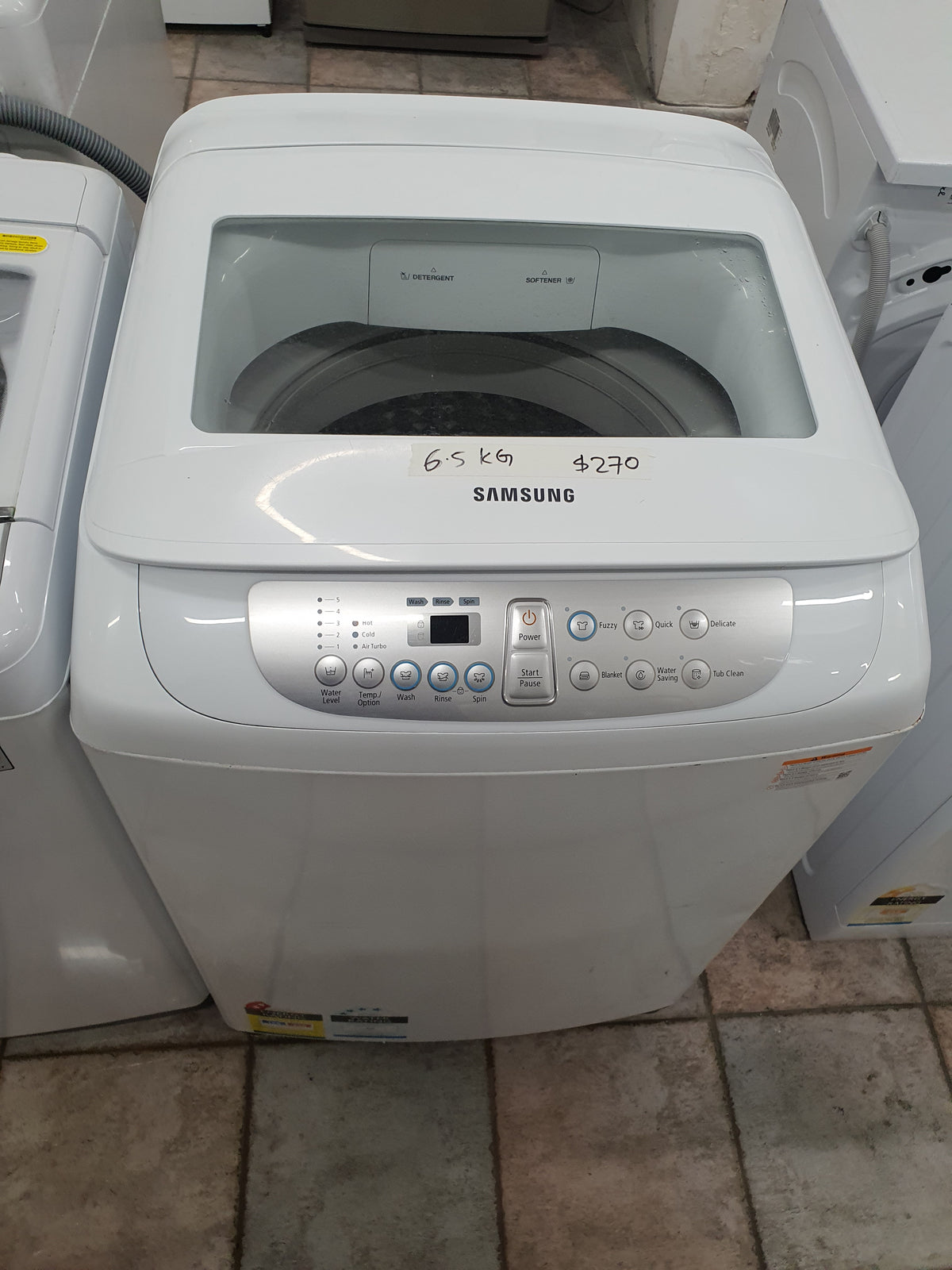Samsung 6.5k Top loader washing machine Cheap World Online