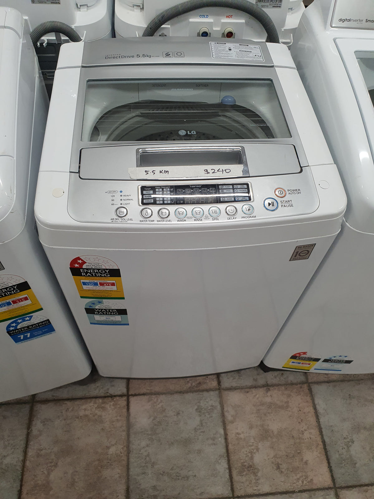 Lg 5.5 kg toploader washing machine Cheap World Online
