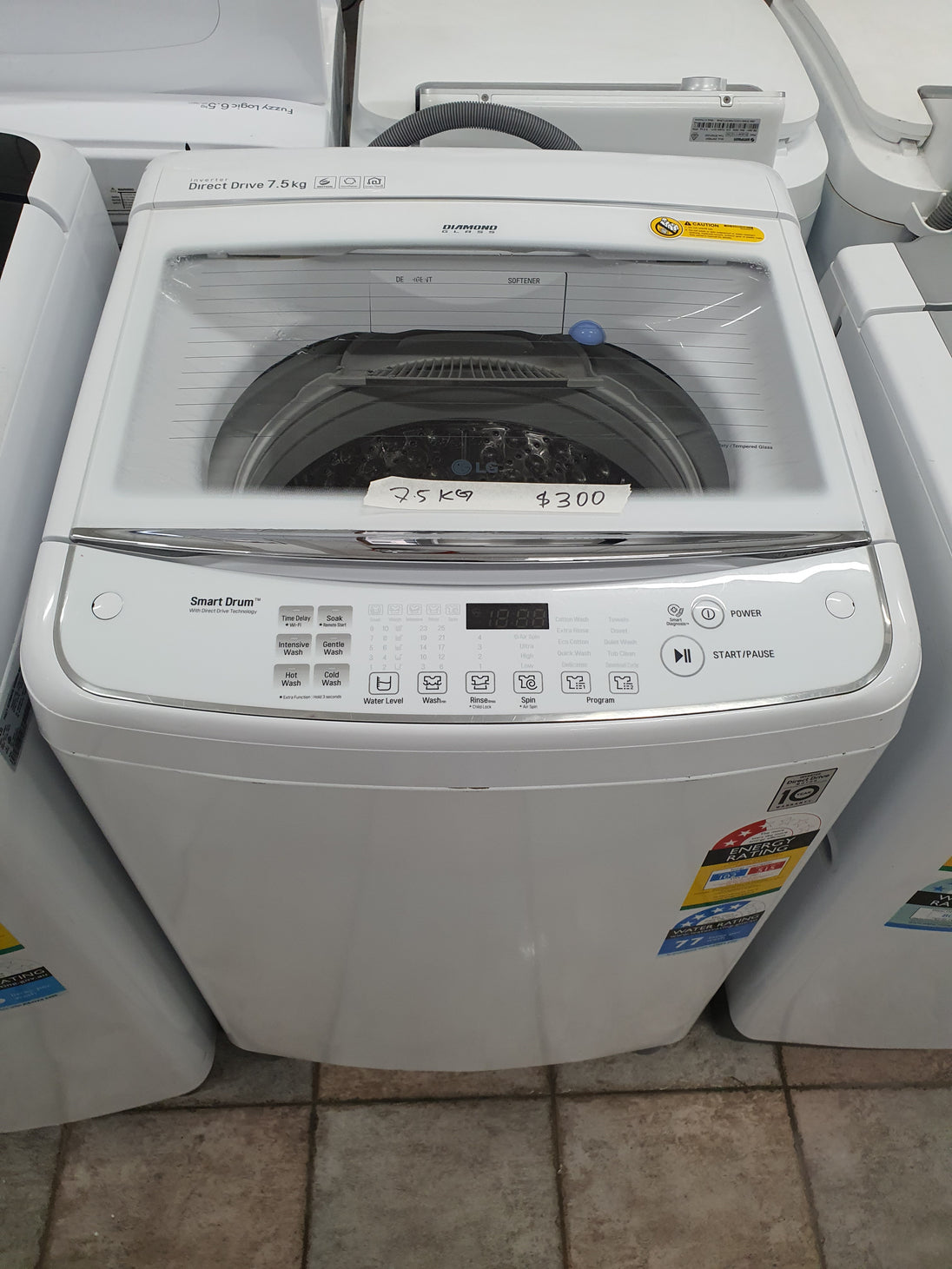 Lg 7.5 kg toploader washing machine Cheap World Online