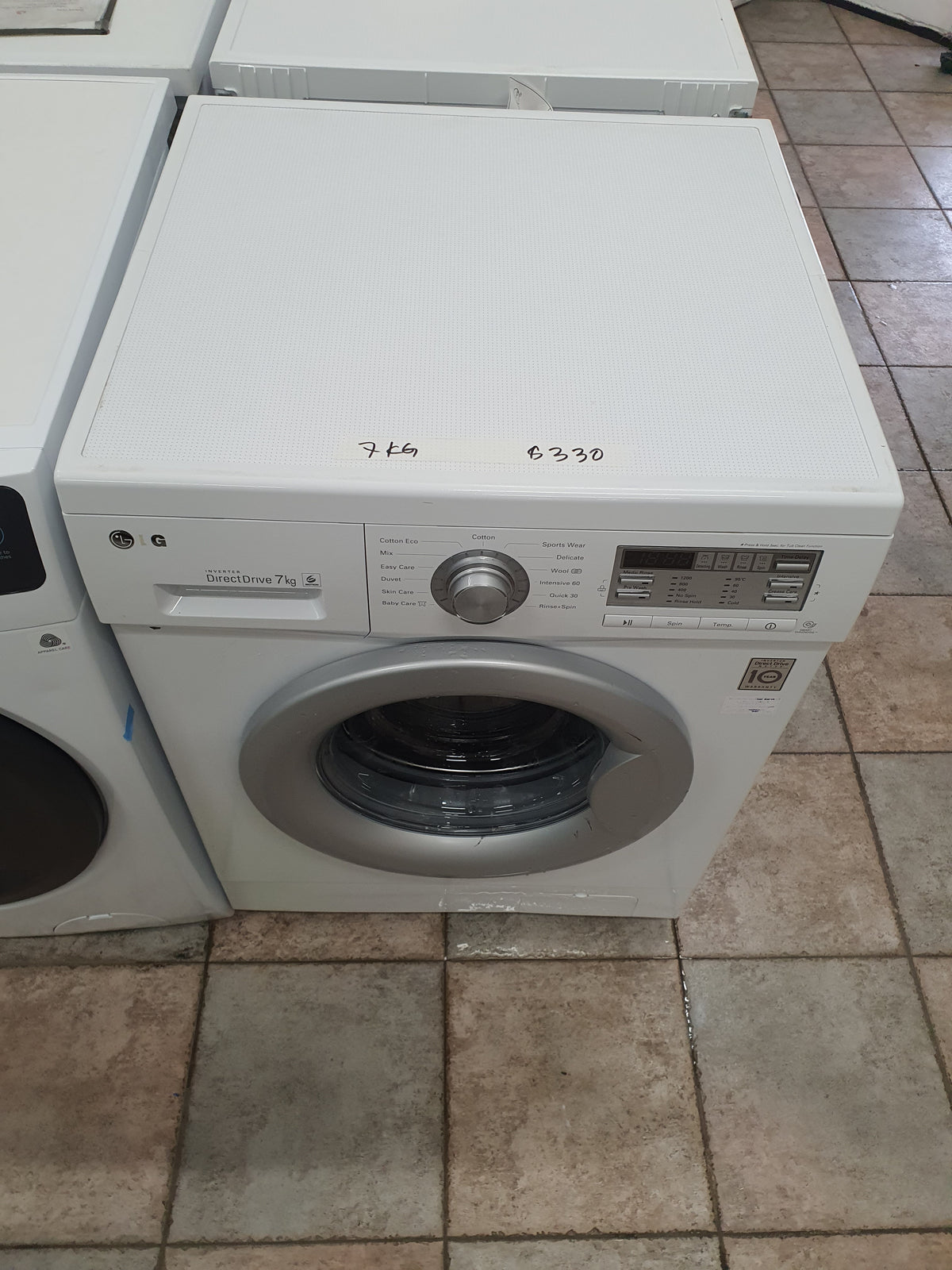 Lg 7 kg front loader washing machine Cheap World Online