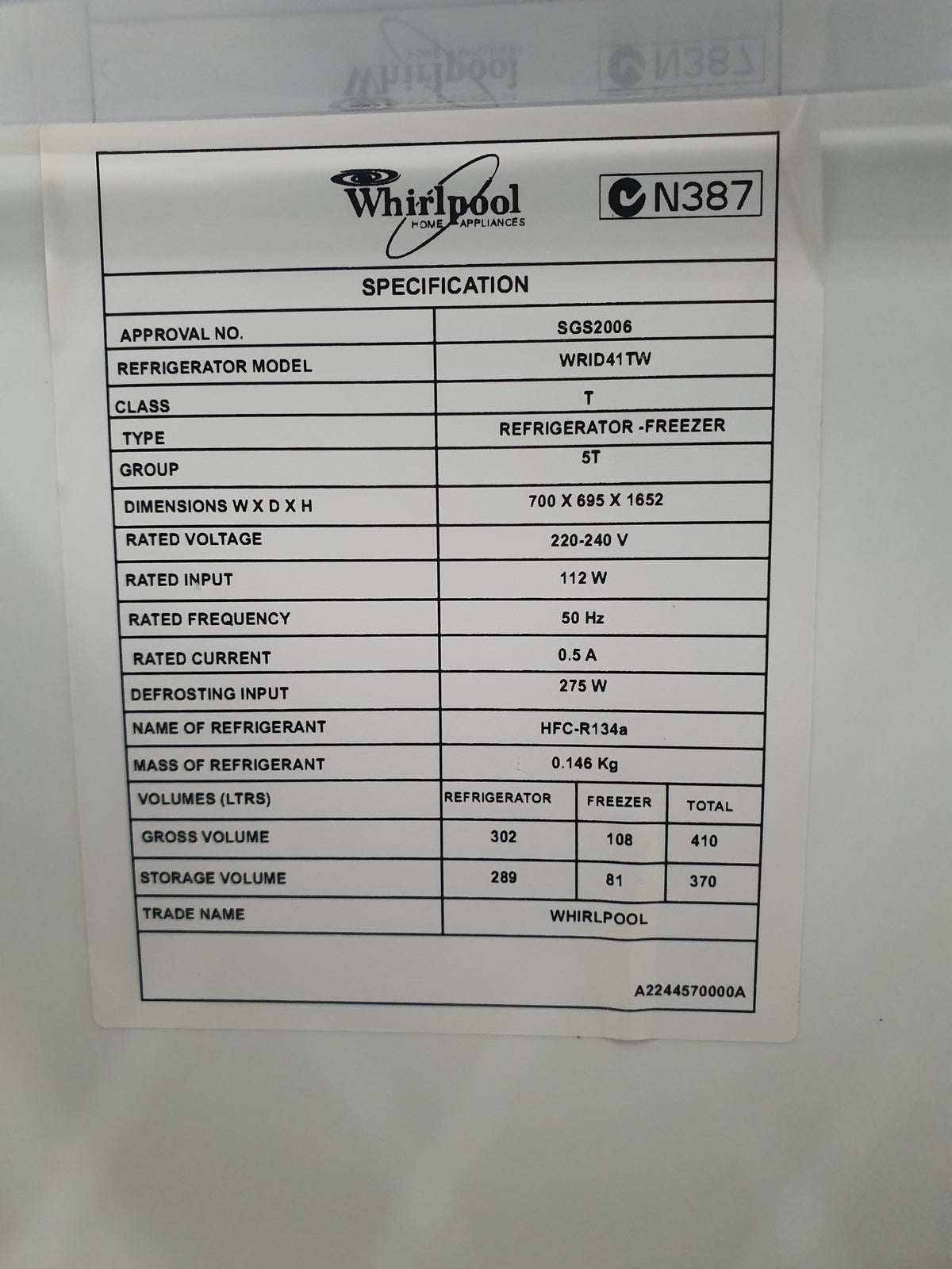 Whirlpool 410L Refrigerator Cheap World Online