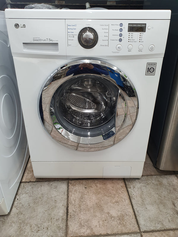 Lg 7.5 kg front loader washing machine Cheap World Online