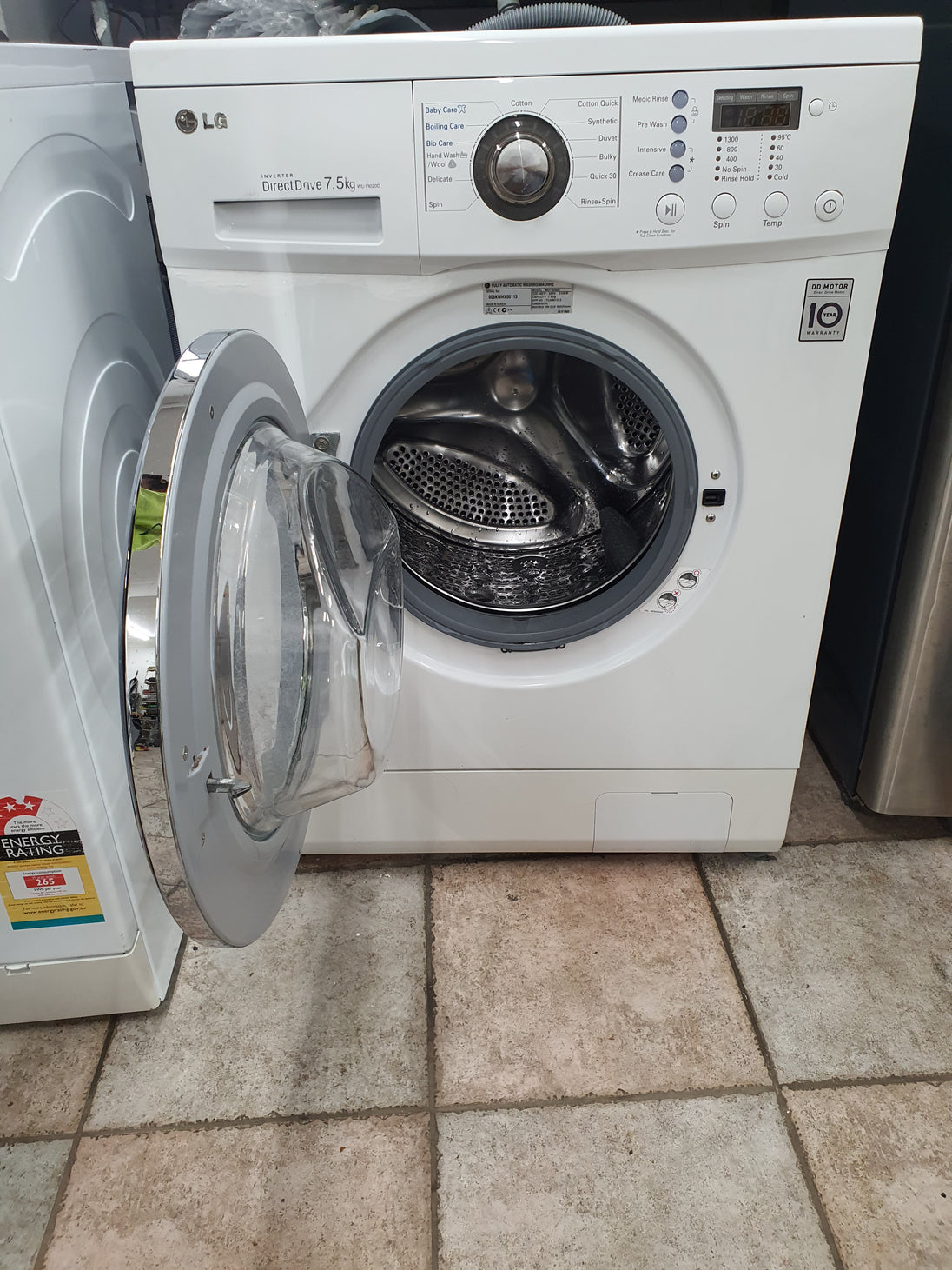 Lg 7.5 kg front loader washing machine Cheap World Online
