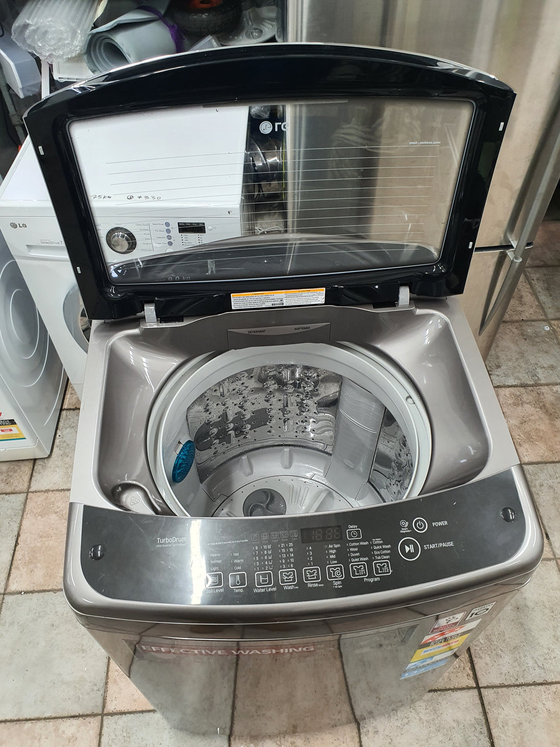 Lg 9 kg toploader washing machine Cheap World Online