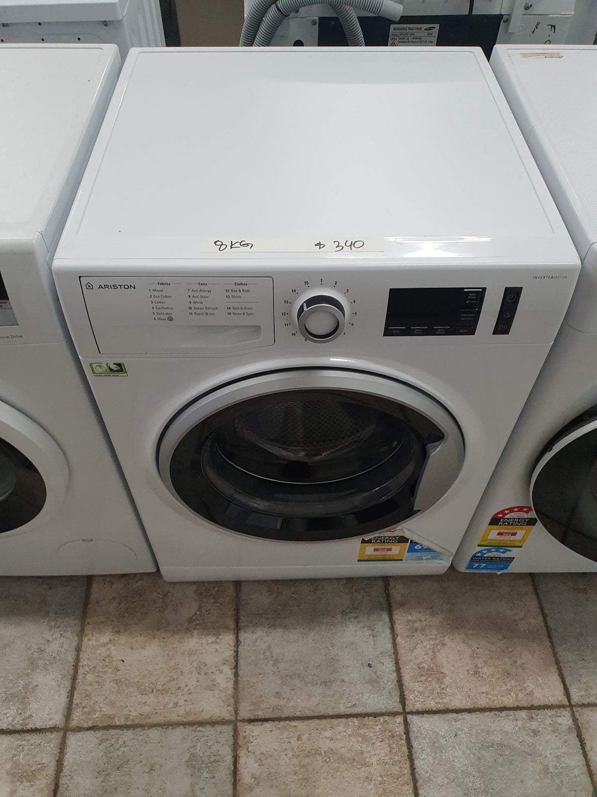 Ariston 8 kg front loader washing machine Cheap World Online