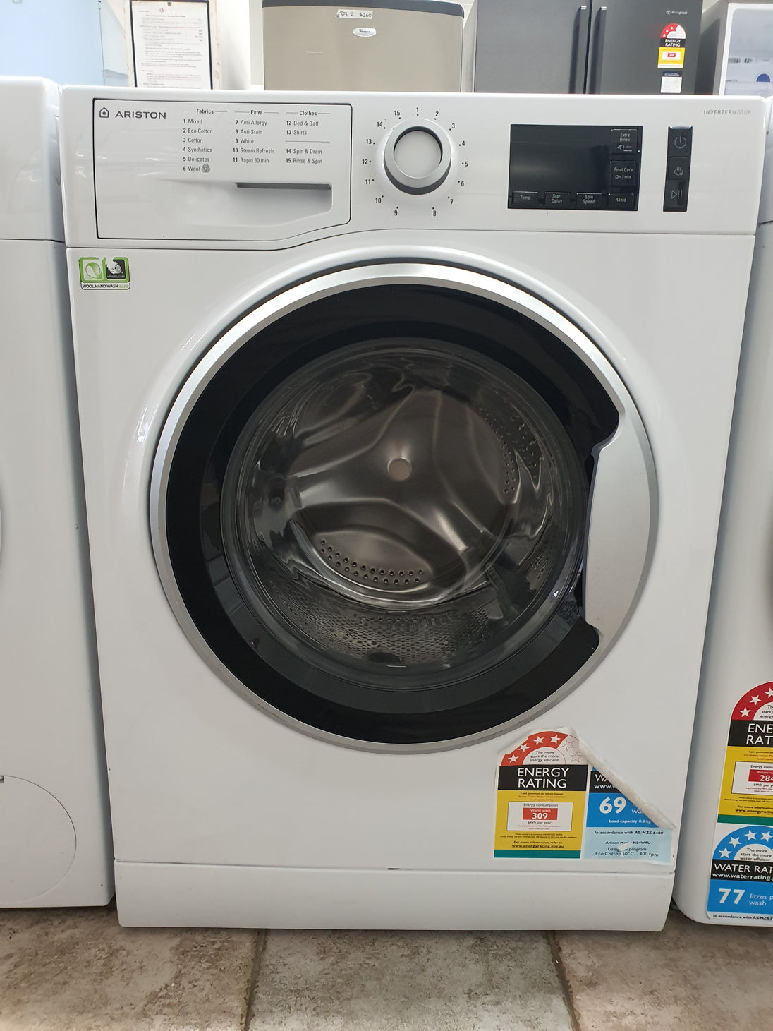 Ariston 8 kg front loader washing machine Cheap World Online