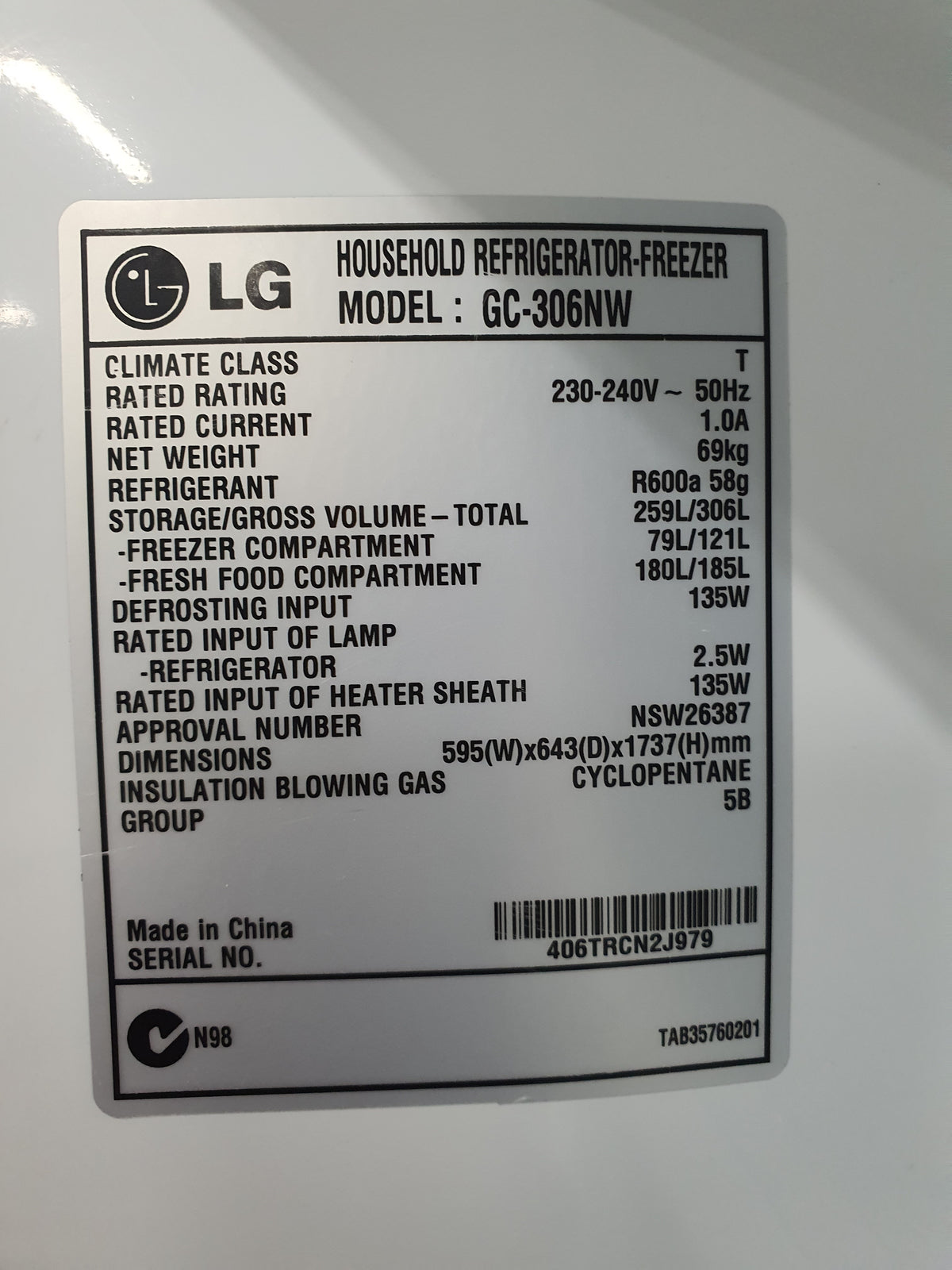 Lg 306 l Refrigerator Cheap World Online