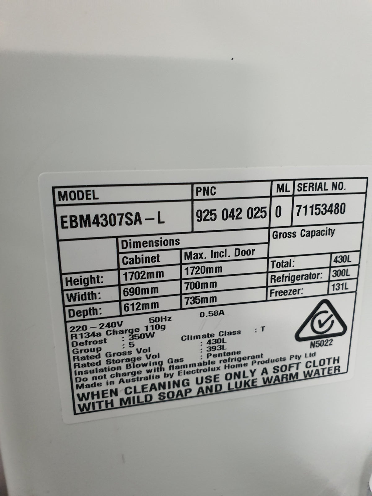 Electrolux 430L Refrigerator Cheap World Online
