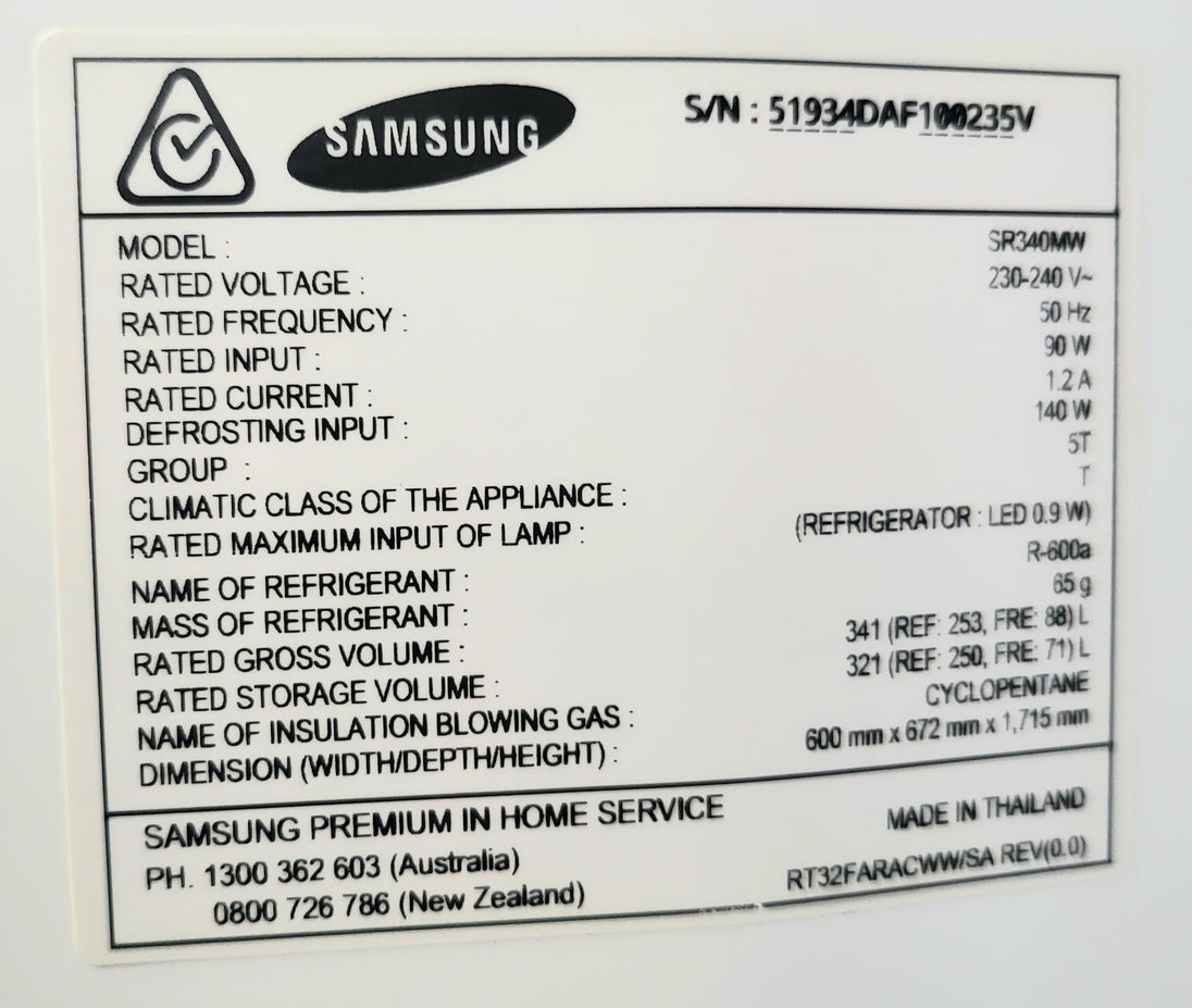 Samsung 341L Refrigerator Cheap World Online
