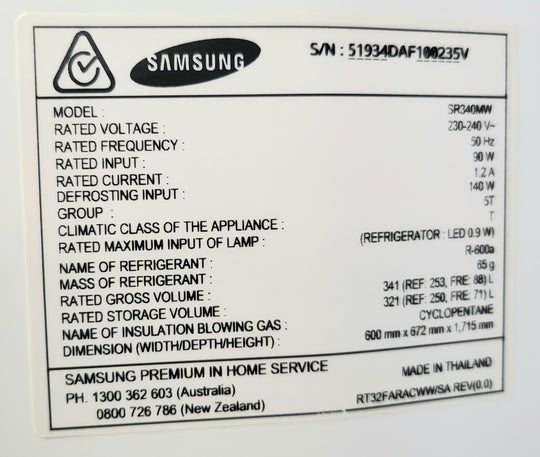 Samsung 341L Refrigerator Cheap World Online