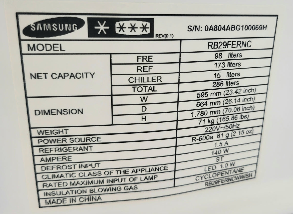 Samsung 286L Refrigerator Cheap World Online